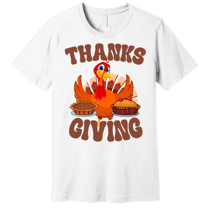 Thanksgiving Turkey Festive Holiday Premium T-Shirt