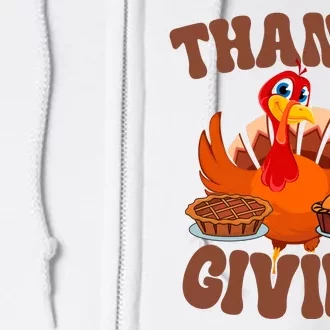 Thanksgiving Turkey Festive Holiday Full Zip Hoodie