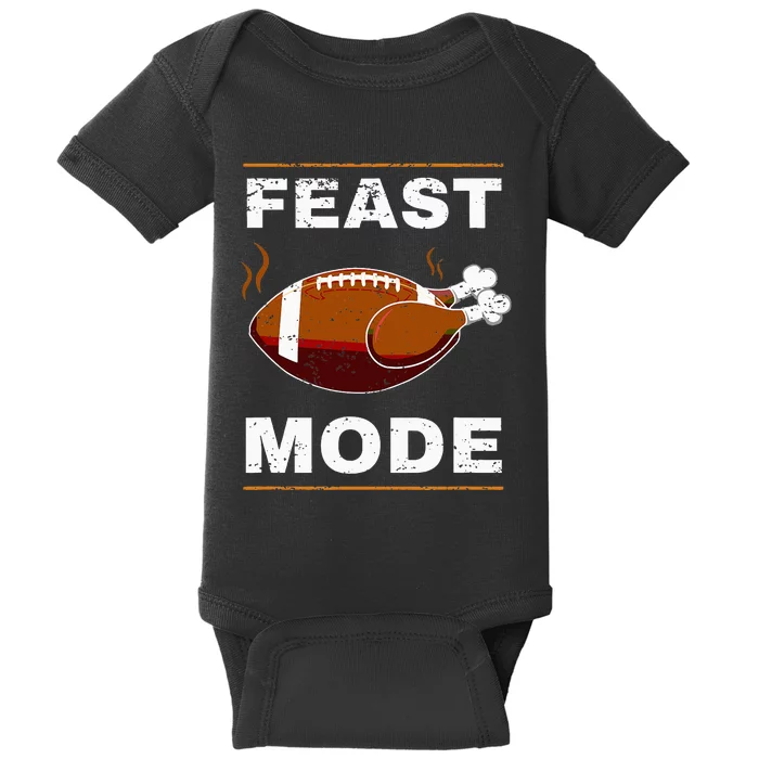 Thanksgiving Turkey Feast Mode American Baby Bodysuit