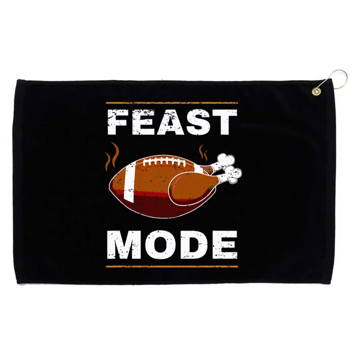 Thanksgiving Turkey Feast Mode American Grommeted Golf Towel