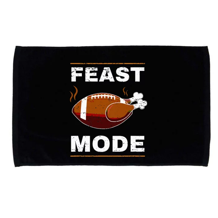 Thanksgiving Turkey Feast Mode American Microfiber Hand Towel