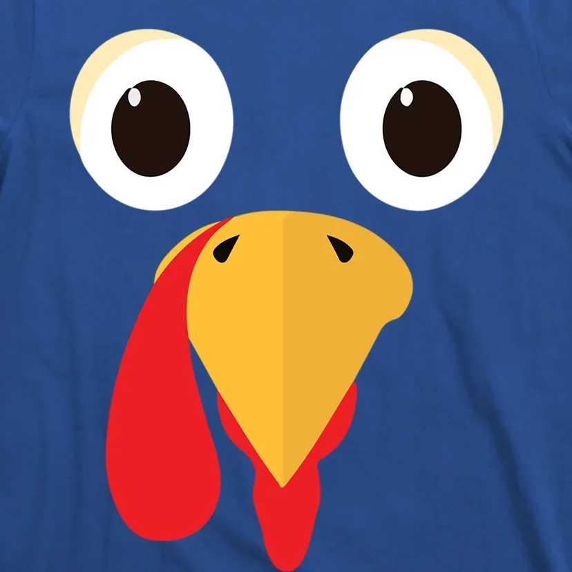 Thanksgiving Turkey Face Matching Family Costume Cute Great Gift T-Shirt