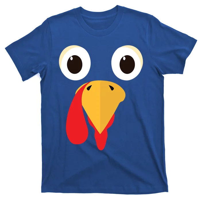 Thanksgiving Turkey Face Matching Family Costume Cute Great Gift T-Shirt