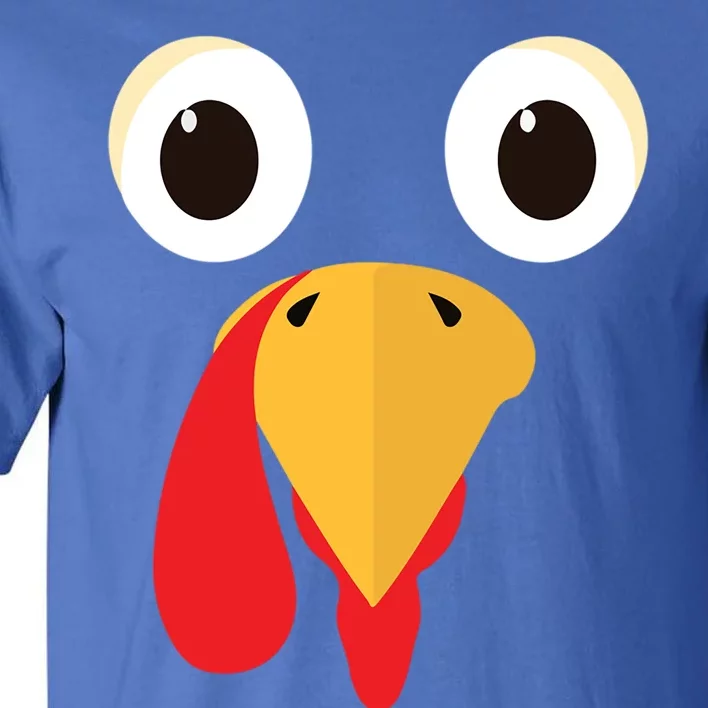 Thanksgiving Turkey Face Matching Family Costume Cute Great Gift Tall T-Shirt