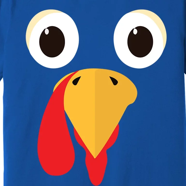 Thanksgiving Turkey Face Matching Family Costume Cute Great Gift Premium T-Shirt