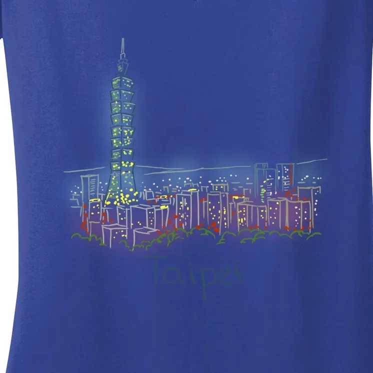 Taipei Taiwan Gift Women's V-Neck T-Shirt