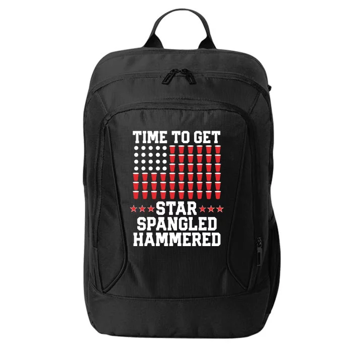 Time To Get Star Spangled Hammered City Backpack