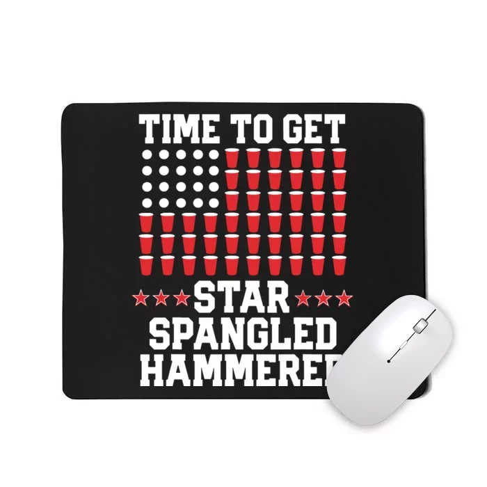 Time To Get Star Spangled Hammered Mousepad