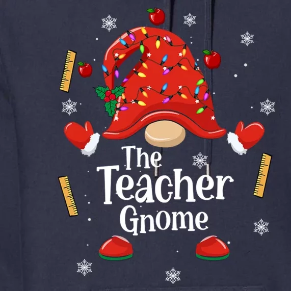 The Teacher Gnome Holiday Festive Premium Hoodie