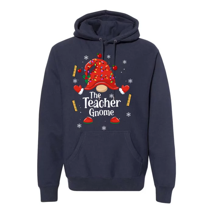 The Teacher Gnome Holiday Festive Premium Hoodie