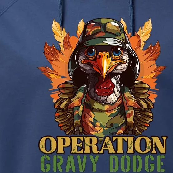 Thanksgiving Turkey Gravy Turkey Camouflage Operation Funny Gift Performance Fleece Hoodie