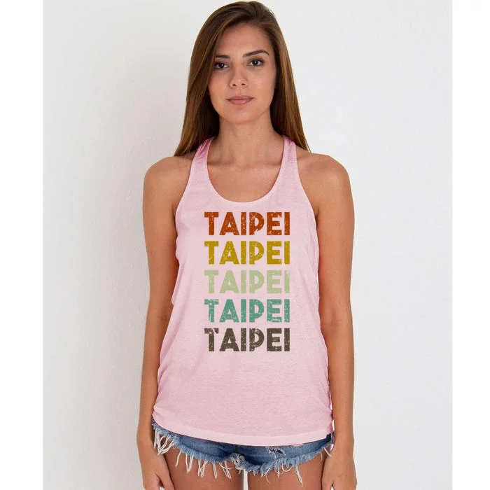 Taiwan Taipei Gift Women's Knotted Racerback Tank