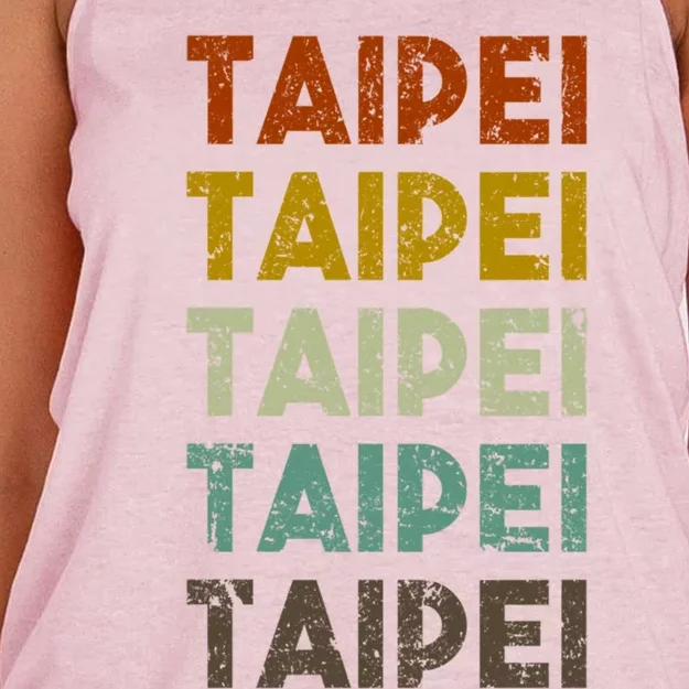 Taiwan Taipei Gift Women's Knotted Racerback Tank