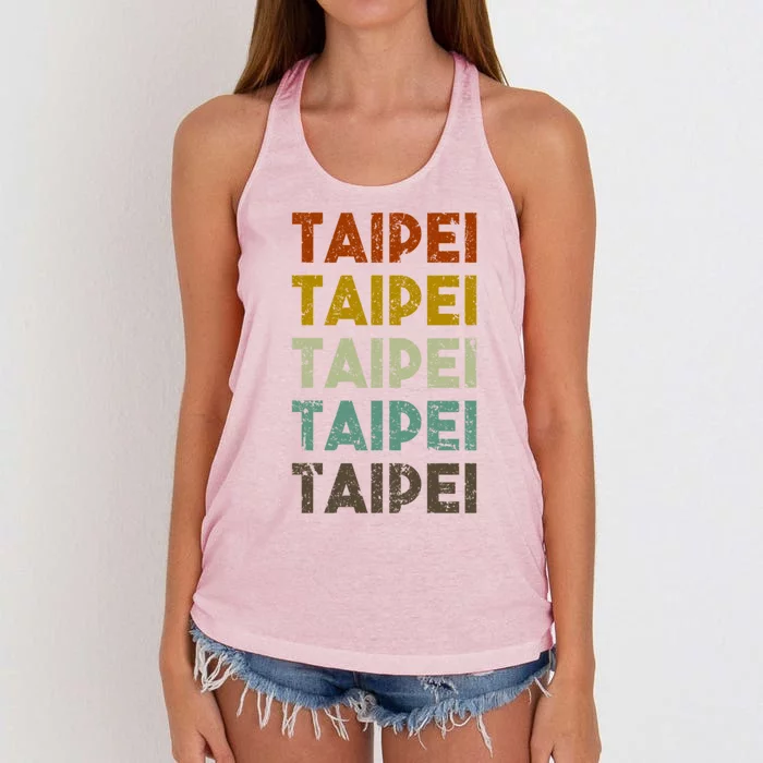 Taiwan Taipei Gift Women's Knotted Racerback Tank