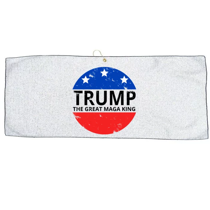 Trump The Great Maga King Logo Large Microfiber Waffle Golf Towel