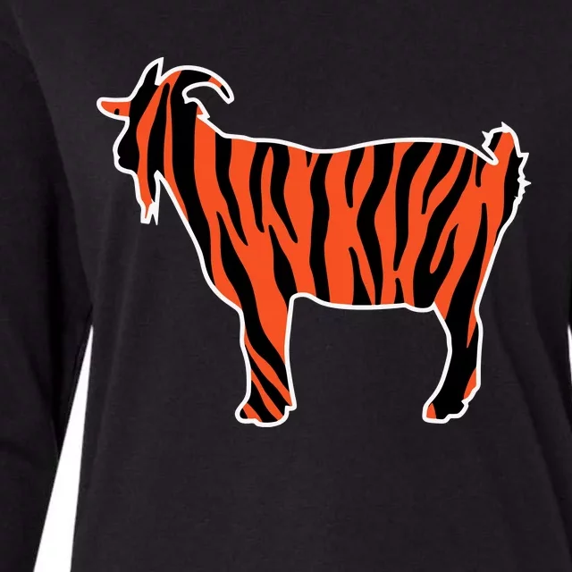 The Tiger Goat Womens Cotton Relaxed Long Sleeve T-Shirt