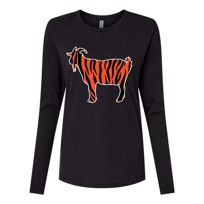 The Tiger Goat Womens Cotton Relaxed Long Sleeve T-Shirt