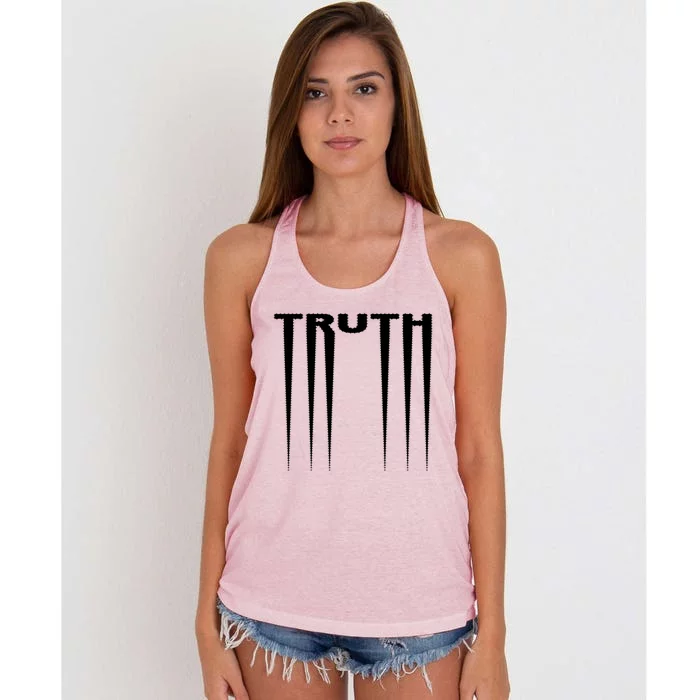 Truth Truth Gift Women's Knotted Racerback Tank