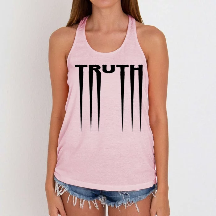 Truth Truth Gift Women's Knotted Racerback Tank