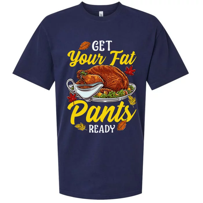 Thanksgiving Turkey Gravy Boat Get Your Fat Pants Ready Swag Sueded Cloud Jersey T-Shirt