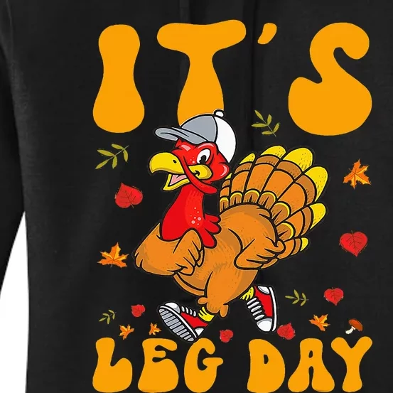 Turkey Trot Gear Costume Thanksgiving Turkey Running Women's Pullover Hoodie