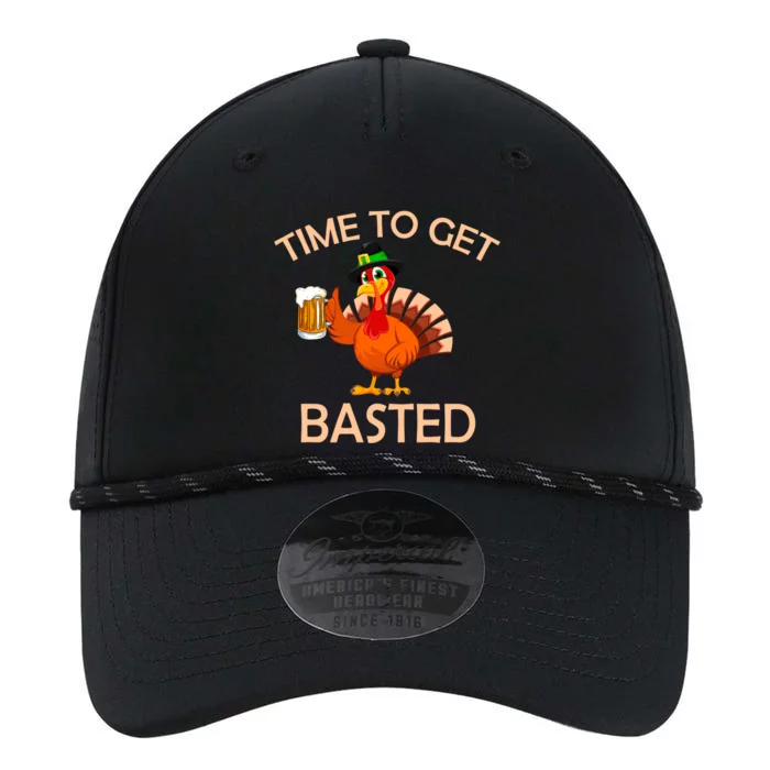 Time To Get Basted Thanksgivingturkey Holding A Beer Cool Gift Performance The Dyno Cap