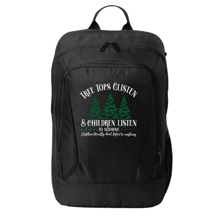 Tree Tops Glisten Children Listen To Nothing City Backpack