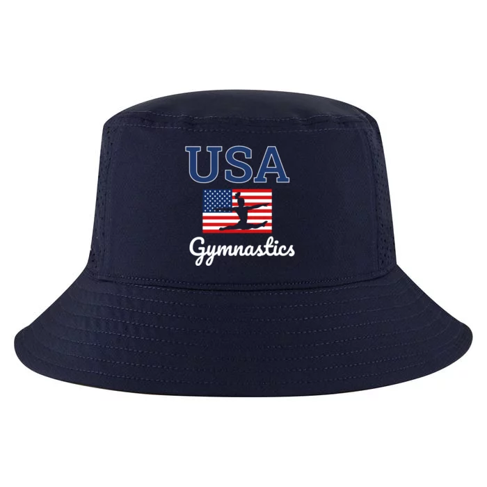 Tumbling Team Gear Gymnast Gymnastics Usa American Flag Cute Gift Cool Comfort Performance Bucket Hat