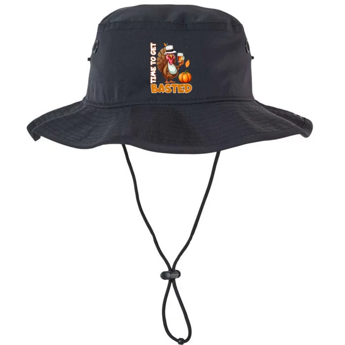 Time To Get Basted Funny Beer Thanksgiving Turkey Gift Legacy Cool Fit Booney Bucket Hat