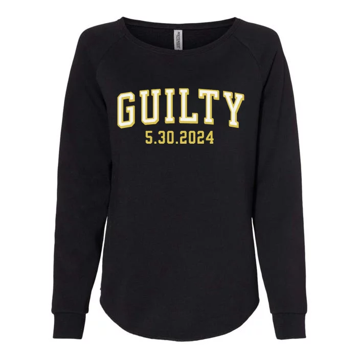 Trump Trump Guilty Womens California Wash Sweatshirt