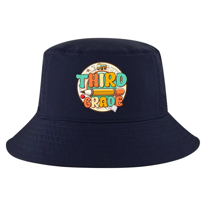 Team Third Grade Teacher Student Back To School 3rd Grade Gift Cool Comfort Performance Bucket Hat