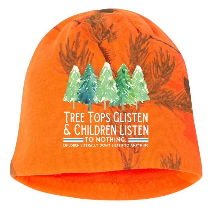 Tree Tops Glisten Children Listen To Nothing Christmas Kati - Camo Knit Beanie