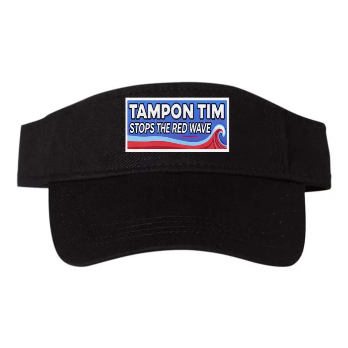 Tampon Tim Governor Tim Walz Funny Political Valucap Bio-Washed Visor