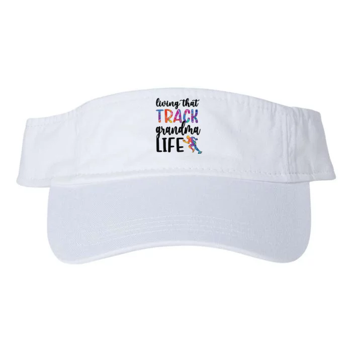 That Track Grandma Life Track And Field Grandma Valucap Bio-Washed Visor