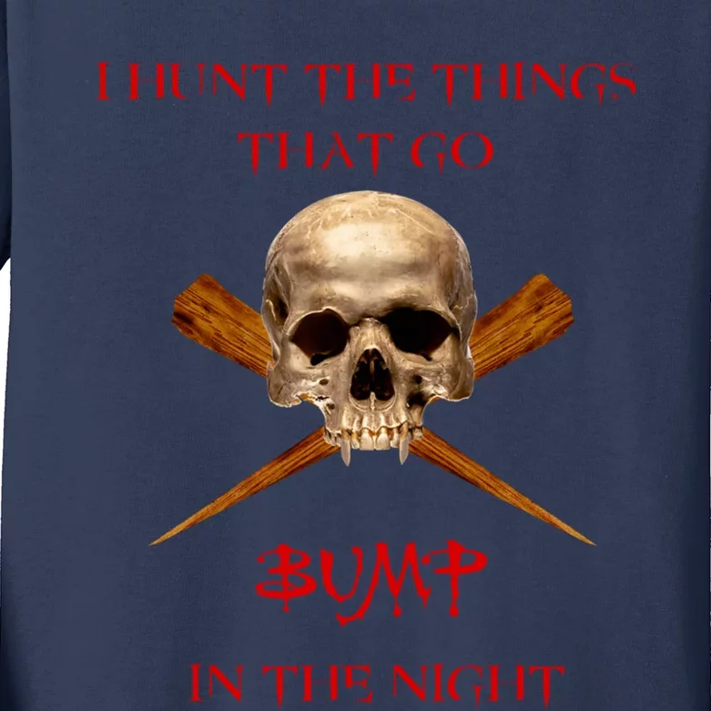 Things That Go Bump In The Night Kids Long Sleeve Shirt