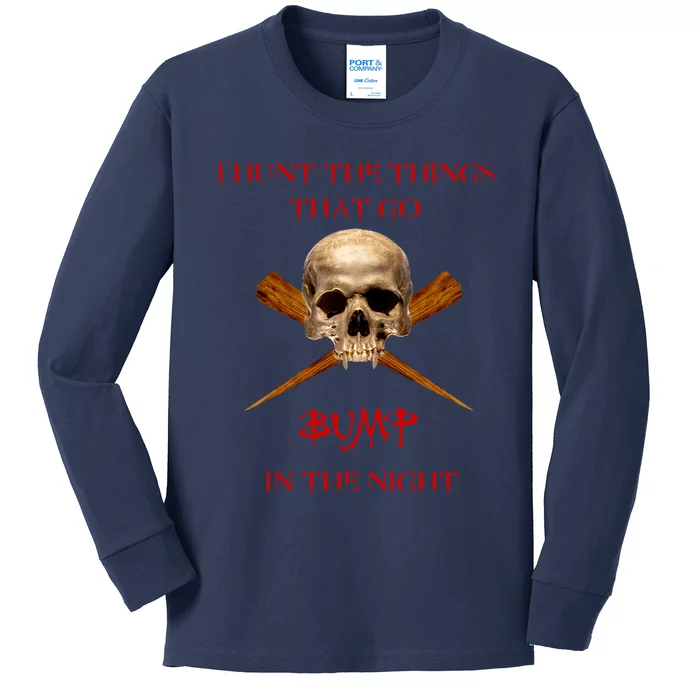 Things That Go Bump In The Night Kids Long Sleeve Shirt