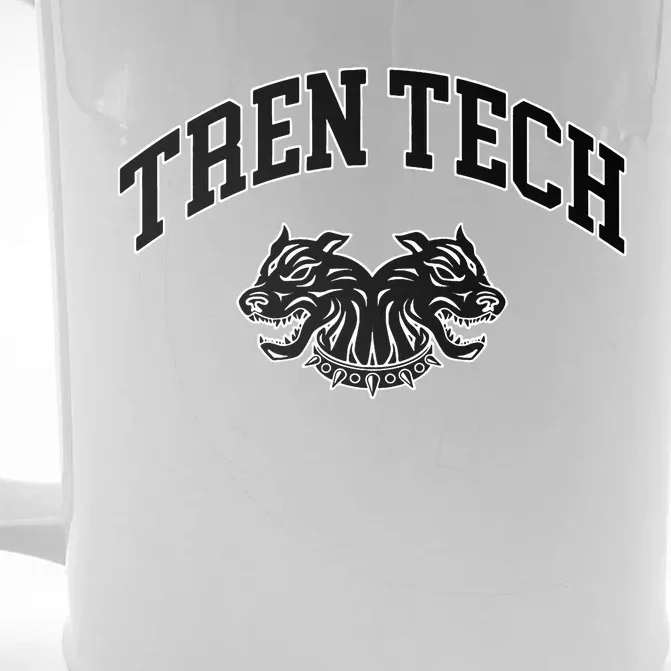 Tren Tech Gym Bodysuit Front & Back Beer Stein