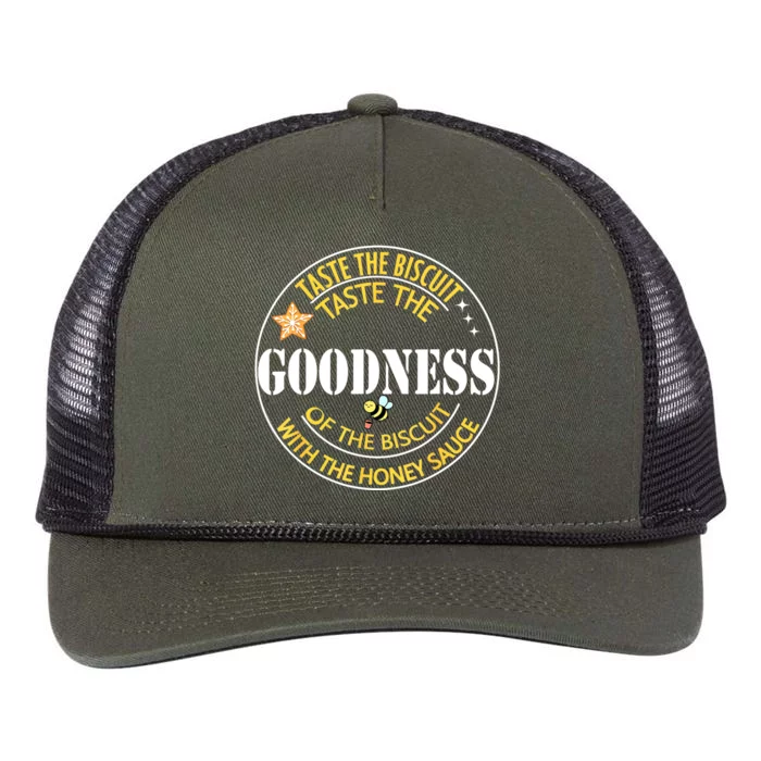 Taste The Goodness Of The Biscuit Retro Rope Trucker Hat Cap