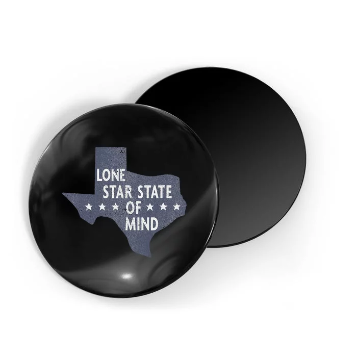 Trendy Texas Graphic Lone Star State Of Mind Magnet