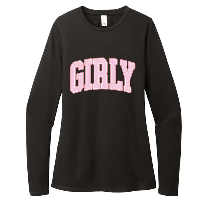 The Toast Girly Womens CVC Long Sleeve Shirt