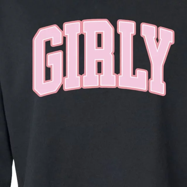 The Toast Girly Cropped Pullover Crew