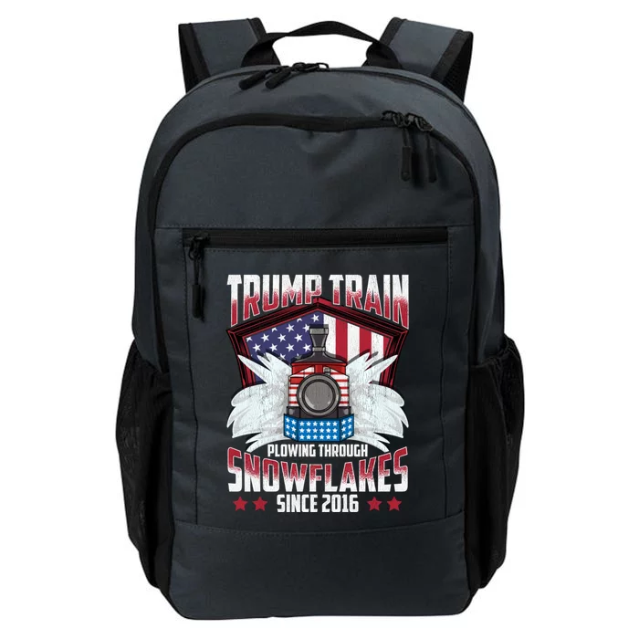 Trump Train Gift 2024 President Elections Snow Plow Patriot Gift Daily Commute Backpack