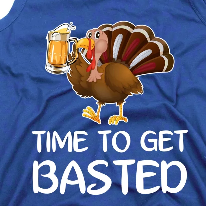 Time To Get Basted Funny Beer Thanksgiving Turkey Sweatshir Tank Top