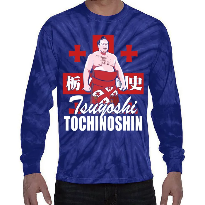 Tochinoshin Tsuyoshi Georgian Japan Sumo Wrestler Tie-Dye Long Sleeve Shirt