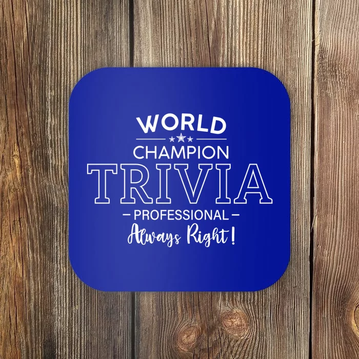 Trivia Team General Knowledge Quiz Funny Trivia Game Table Gift Coaster