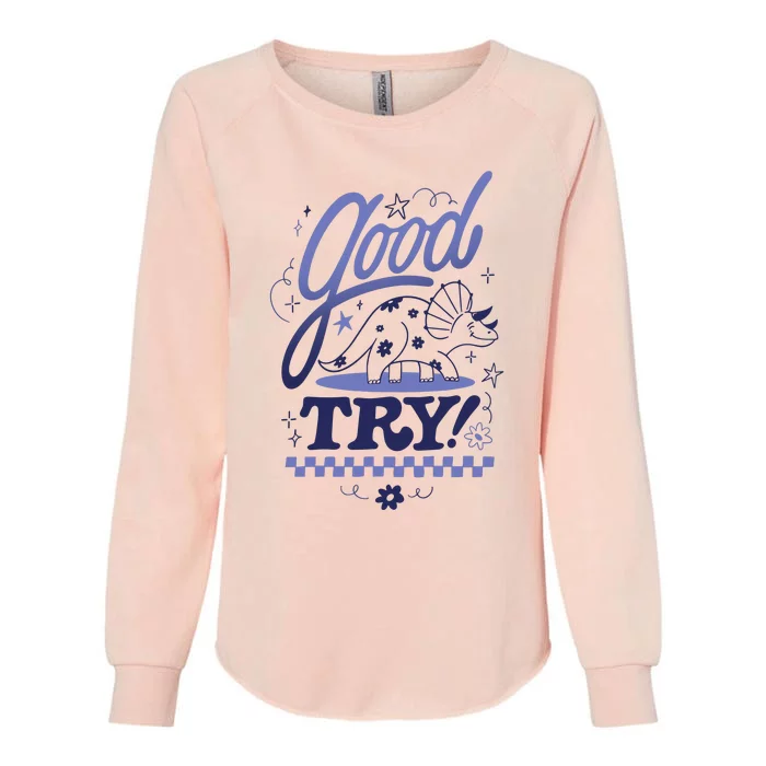 The Try Guys Good Try Womens California Wash Sweatshirt