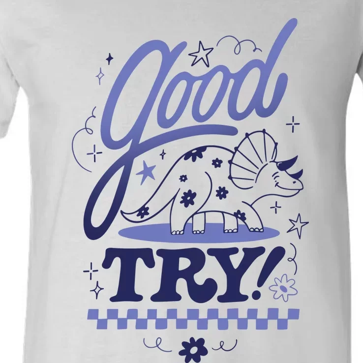 The Try Guys Good Try V-Neck T-Shirt