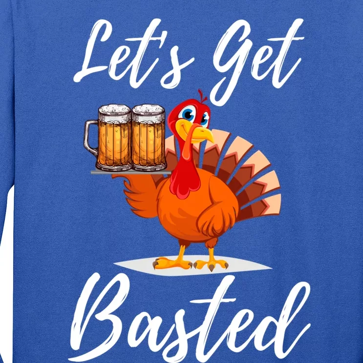 Time To Get Basted Funny Thanksgiving Nice Thanksgiving Gift Long Sleeve Shirt