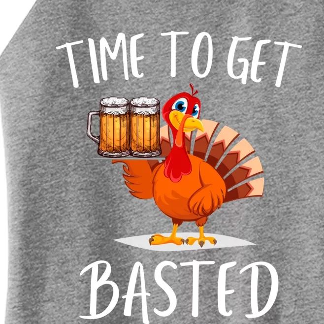 Time To Get Basted Funny Thanksgiving Nice Thanksgiving Gift Women’s Perfect Tri Rocker Tank