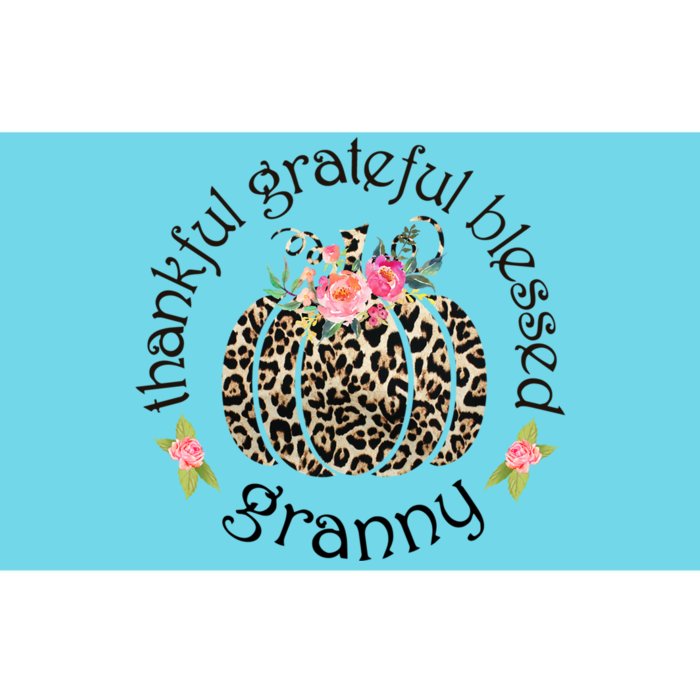 Thanksgiving Thankful Grateful Blessed Granny Granny Gift Funny Gift Bumper Sticker